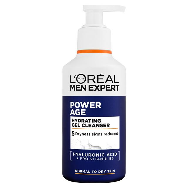 L'Oréal Paris Men Expert 260ml Power Age Hydrating Normal to Dry Skin Gel Cleanser