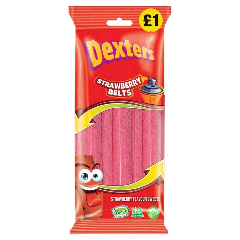 DEXTERS STRAWBERRY BELTS  12x160G