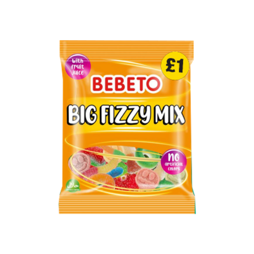 BEBETO BIG FIZZY MIX 10x150GRM