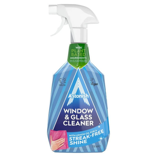 ASTONISH WINDOW & GLASS CLEANER  (6x750ML)
