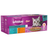 WHISKAS 1+ CAT POUCH DUO SURF & TAS 40x85G