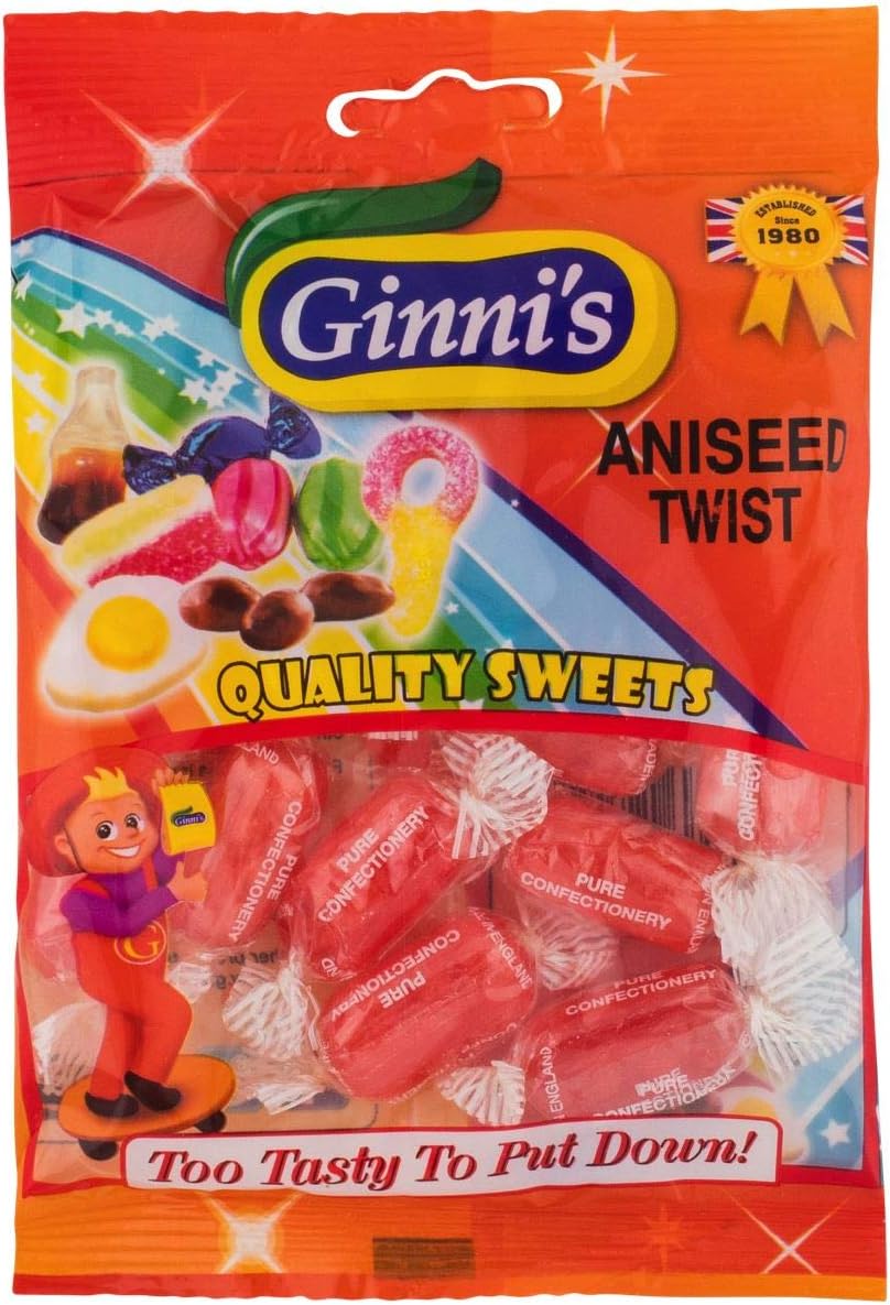GINNIS ANISEED TWIST 10x100 G