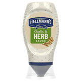 HELLMANNS GARLIC & HERB SAUCE SQUEEZY 8x250ML