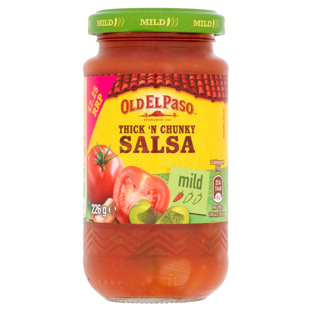 OLD EL PASO CHUNKY SALSA MILD  4x226G