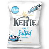 KETTLE CHIPS LIGHTLY SALTE 12x80G