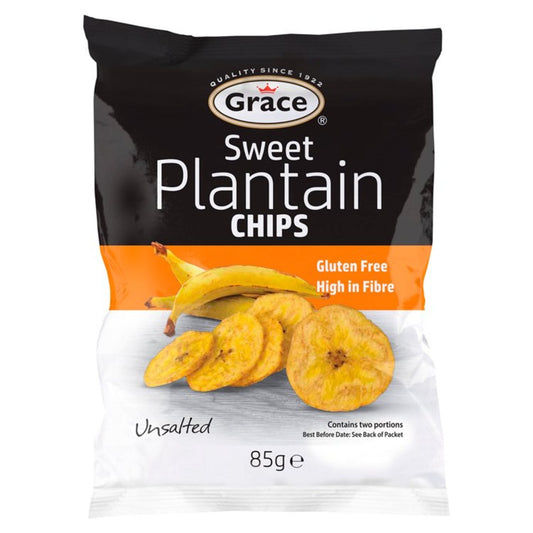GRACE SWEET PLANTAIN CHIPS 9x85G