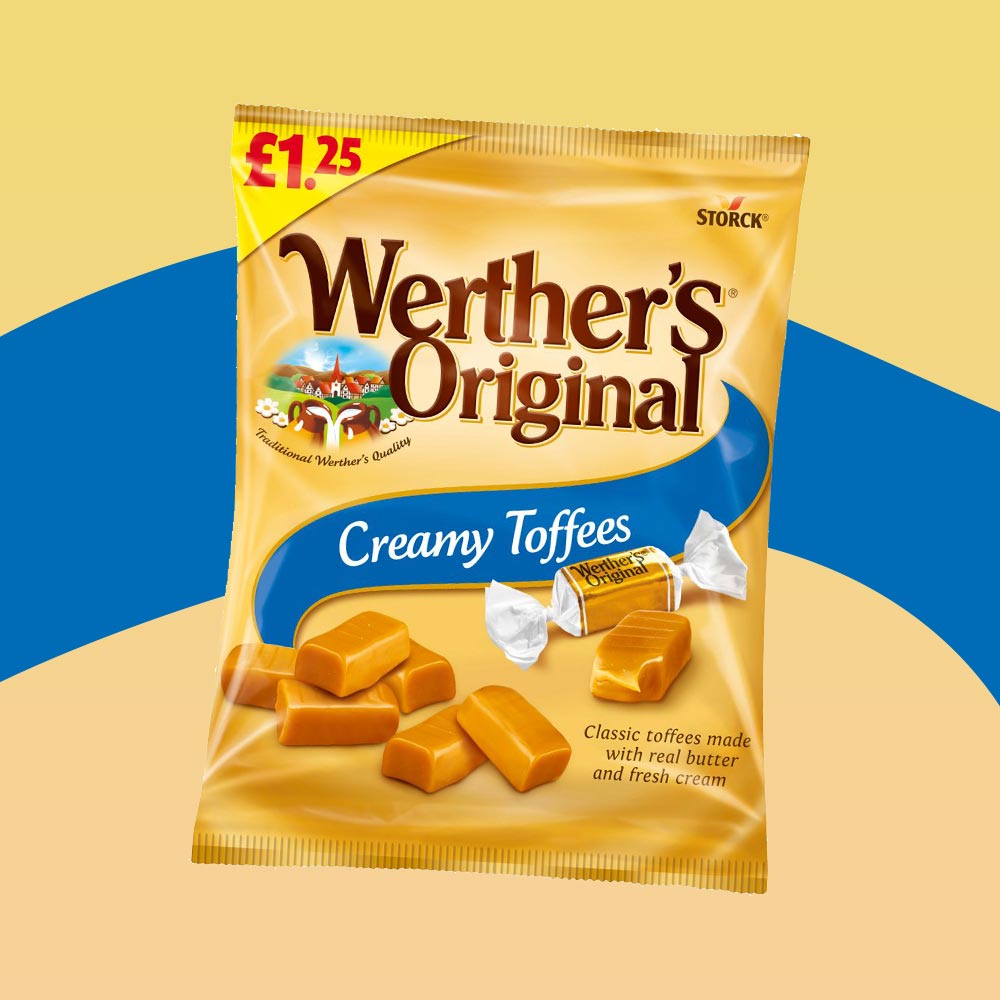 WERTHER’S ORIGINAL CREAMY TOFFEES  12x110G