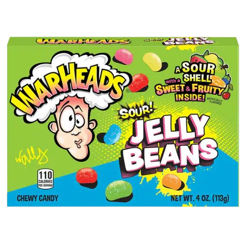 WARHEADS SOUR JELLY BEANS 12x113G