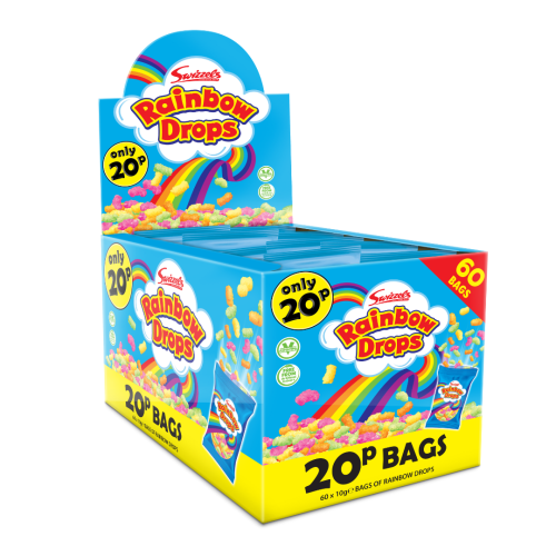 SWIZZELS RAINBOW DROPS 60x10G