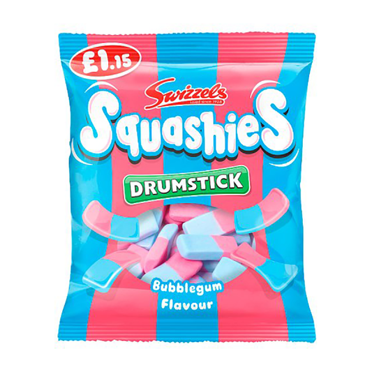 SWIZZELS SQUASHIES BUBBLEG 12x120G