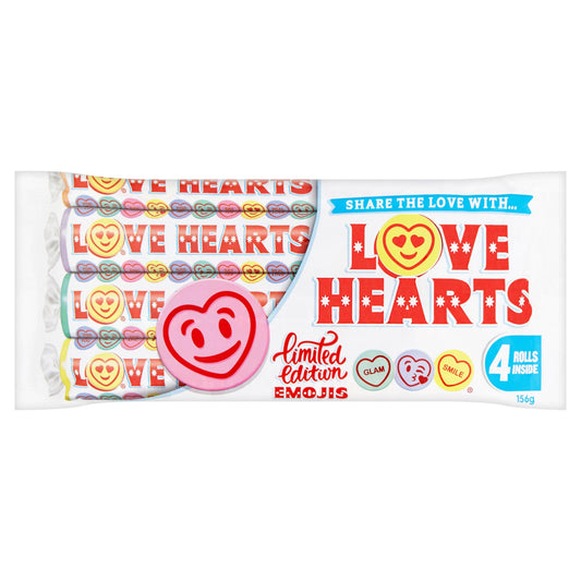 SWIZZELS LOVE HEARTS LIMITED EDITION EMOJIS 24x39 G
