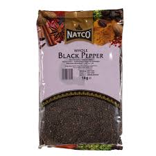 NATCO BLACK PEPPER WHOLE 6x1KG