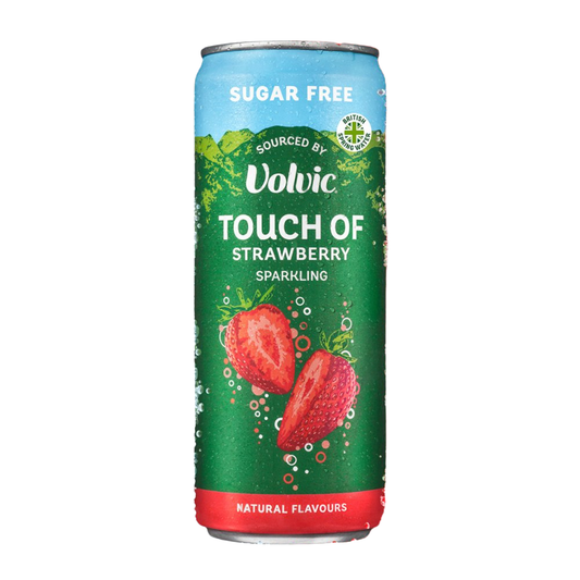 VOLVIC TOUCH OF FRUIT STRAWBERRY SPARKLING S/F 12x330ML