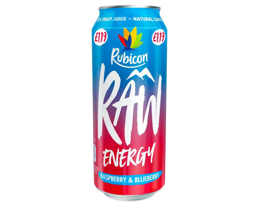 RUBICON RAW ENERGY RASPBERRY BLUEBERRY