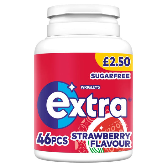 WRIGLEY EXTRA STRWBERRY BOTTLE 6x46 PCE
