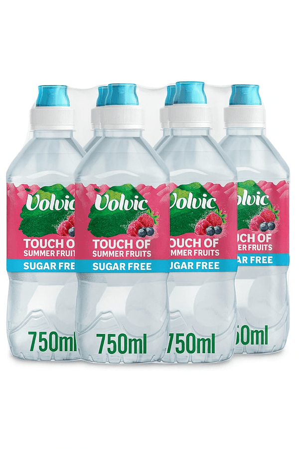VOLVIC TOUCH OF FRUIT SUMMER FRUITS SUGAR FREE 6x750ML