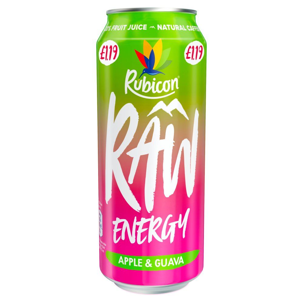 RUBICON RAW ENERGY APPLE GUAVA