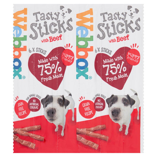 WEBBOX DELIGHT BEEF STICK 12x6PK
