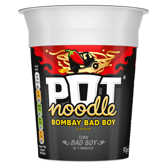 POT NOODLE BOMBAY BAD BOY(PLAIN) 12x90GRM