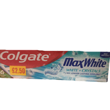 COLGATE TOOTHPASTE MAX WHITE CRYSTALS
