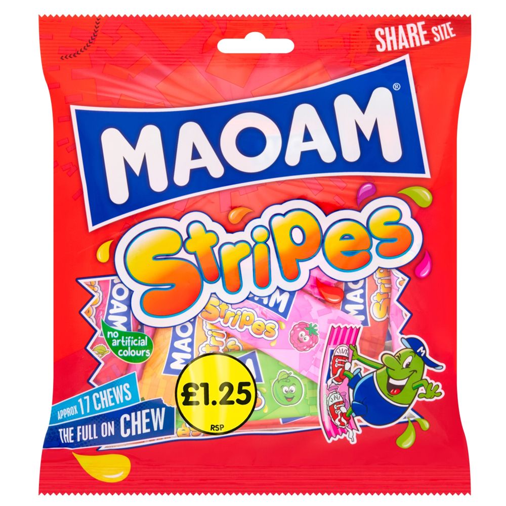 HARIBO MAOAM STRIPES BAG  14x161G
