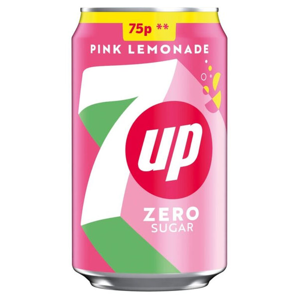 7UP ZERO PINK LEMONADE