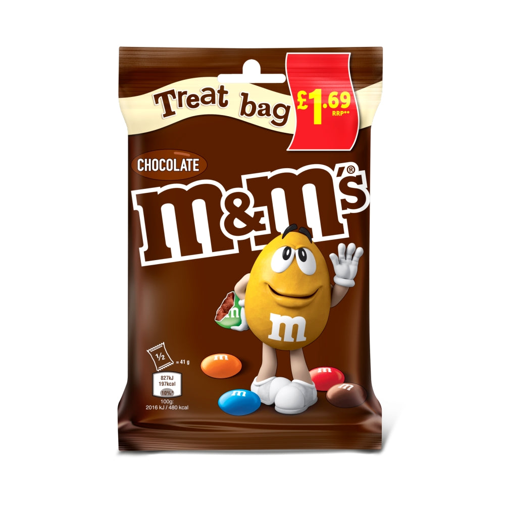 M&M’S CHOCLATE TREATBAG  16x82G