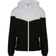 Build Your Brand Two-Tone Tech Windrunner Jacket