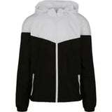 Build Your Brand Two-Tone Tech Windrunner Jacket