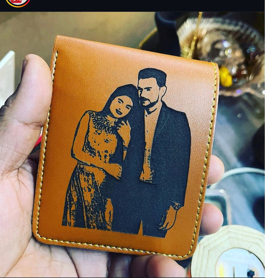Personalised Photo Engraved Wallet