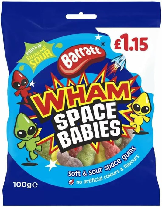BARRATT WHAM SPACE BABIES 12x100g