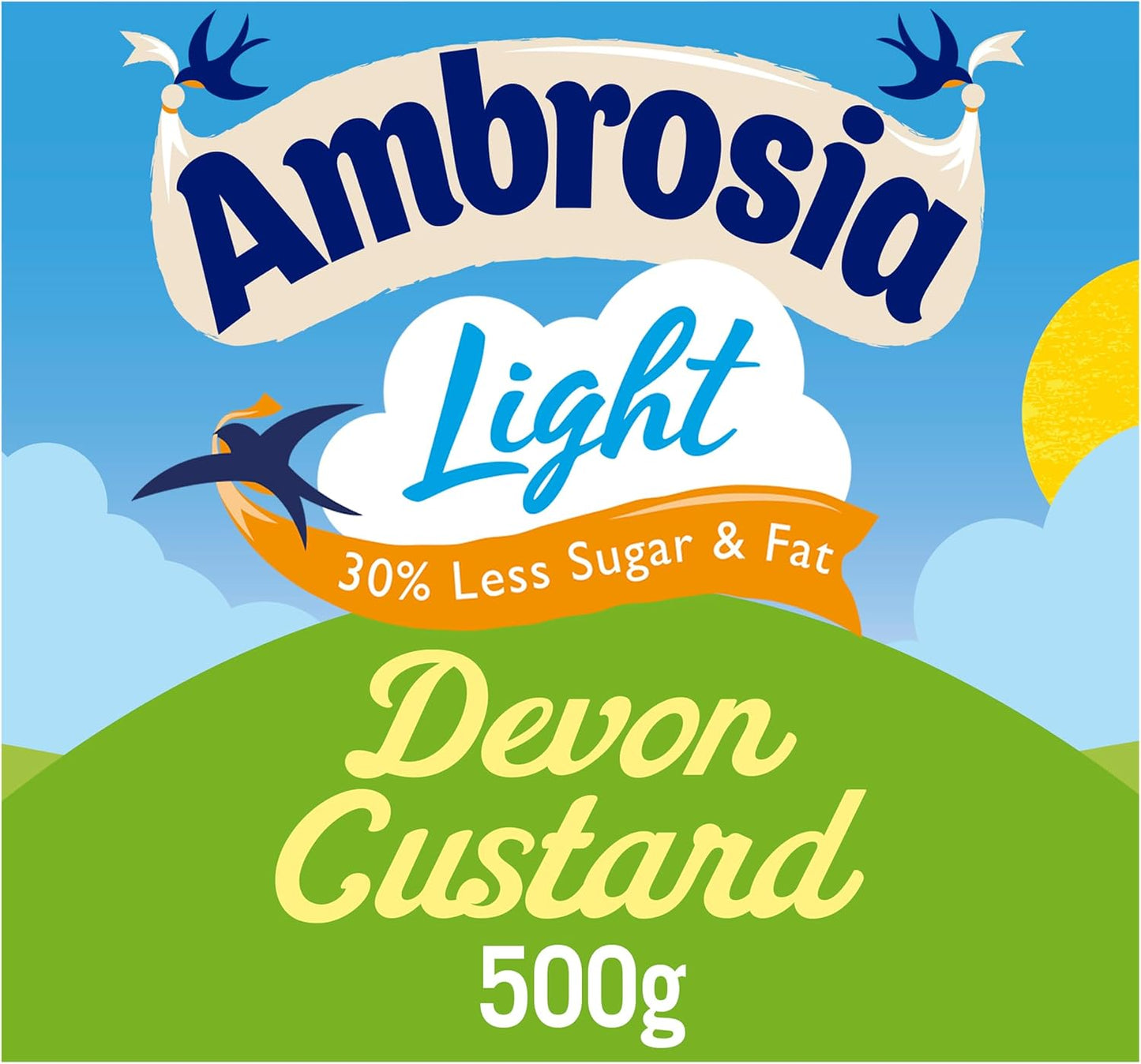 AMBROSIA DEVON CUSTARD COMBO(CREAM & DEL) 12x500 G