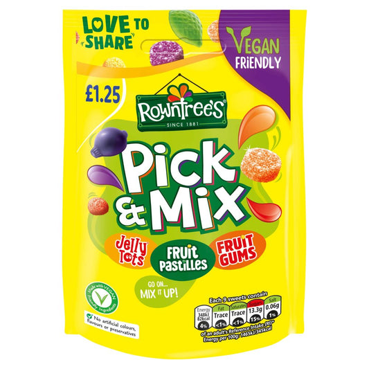 ROWNTREES MIXED VEGAN  10x120G