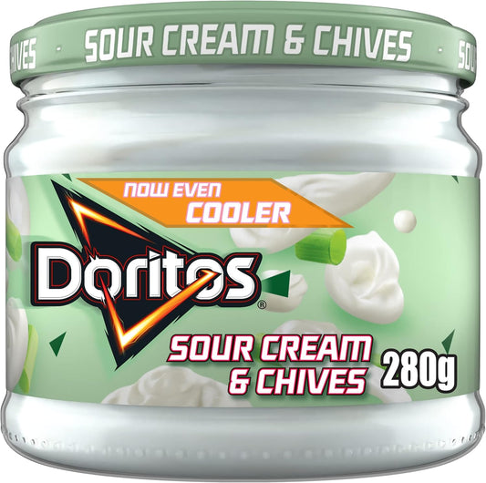 DORITOS SOUR CREAM&CHIVE DIP 6x300GRM