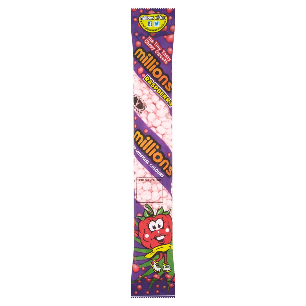 MILLIONS RASPBERRY TUBES 12x55G