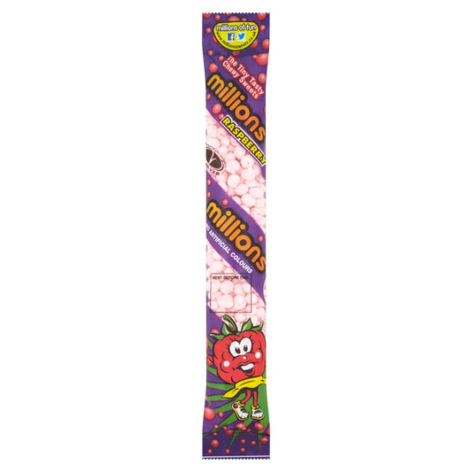 MILLIONS RASPBERRY TUBES 12x55G
