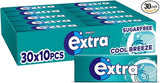 WRIGLEYS EXTRA COOL BREEZE S/FREE 30x10PCE