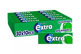 WRIGLEYS EXTRA SPEARMINT SUGAR FREE 30x10 PCE