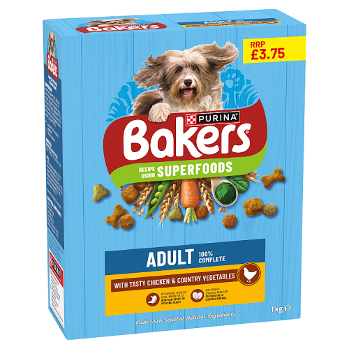 BAKERS ADULT DOG CHICKEN & VEGETABLE 5x1KG