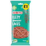 BEBETO STRAWBERRY LACES  12x160GRM