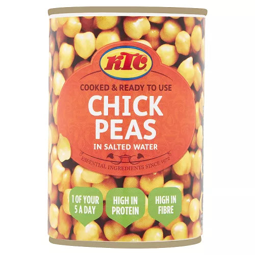 KTC BOILED CHICK PEAS 12x400GMS