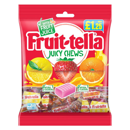 FRUITTELLA JUICY CHEWS BAG  12x135GRM