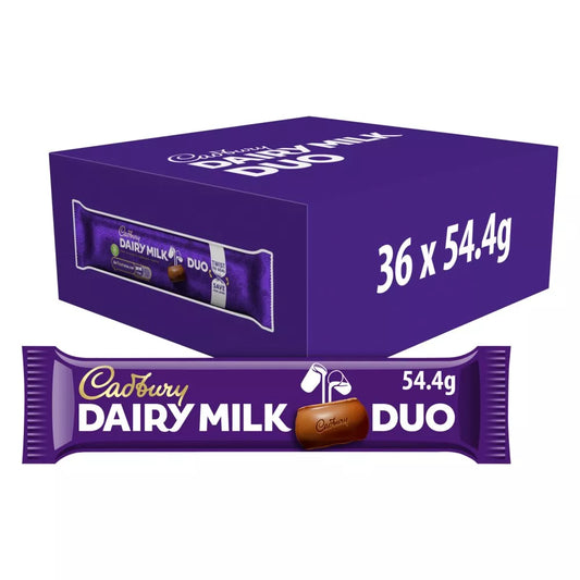 CADBURY DAIRY MILK DUO 36x54.4GRM
