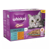 WHISKAS 1+ DUO SURF & TURF IN JELLY 4x85G