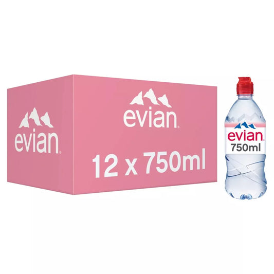 EVIAN WATER SPORT CAP 12x75CL