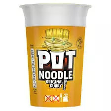 KING POT NOODLE ORIGINAL CURRY 12x114G