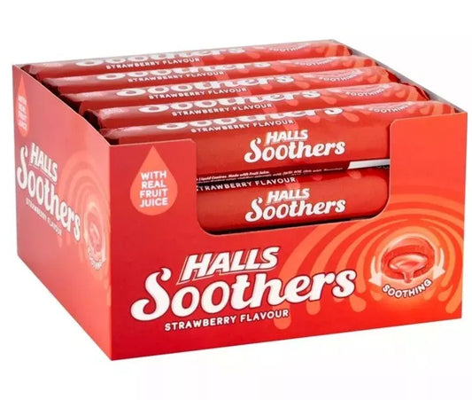 HALLS SOOTHERS STRAWBERRY 20x45G