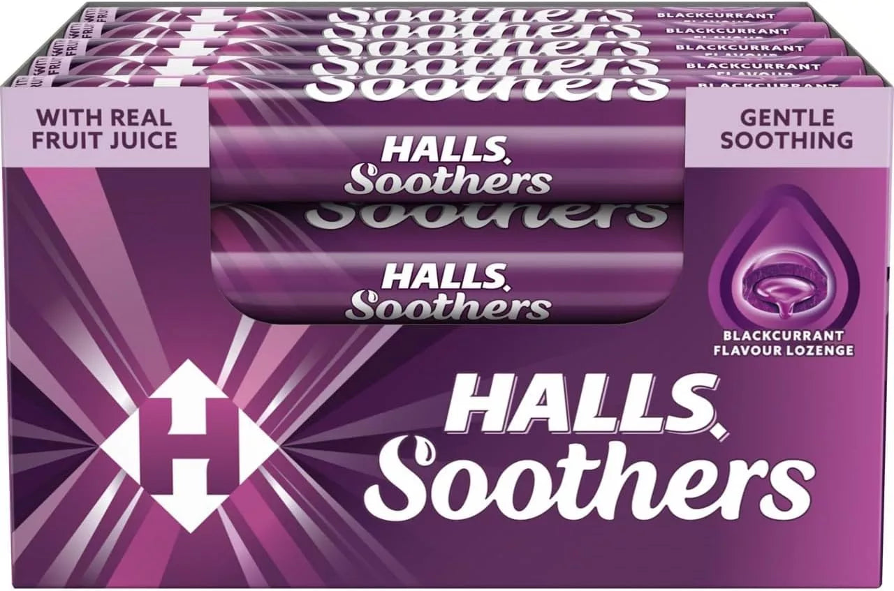 HALLS SOOTHERS BLACKCURRANT 20x45G
