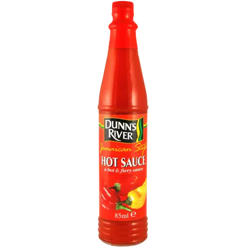 DUNNS RIVER JAMAICAN HOT SAUCE 12x85ML
