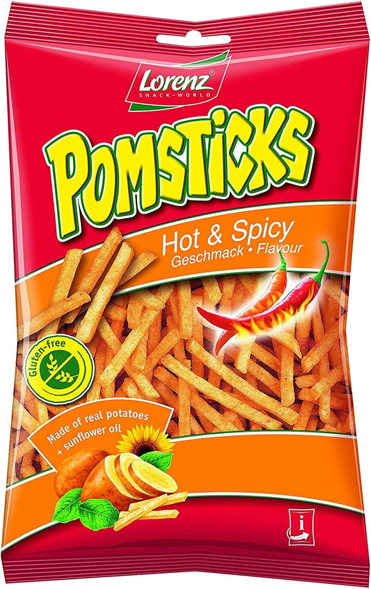 LORENZ POMSTICKS HOT & SPICY 14x85G